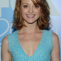 Cute Chin Length Hairstyle from Jayma Mays