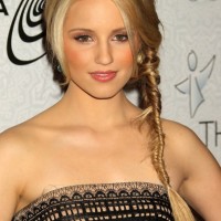 Dianna Agron Fishbone Braid - Popular Long Braided Hairstyles 2013