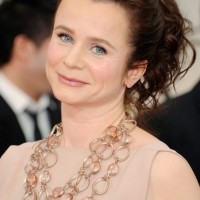 Celebrity Emily Watson Casual Loose Ponytail Hairstyle 2013
