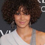 Halle Berry Curly Hairstyle for Black Women