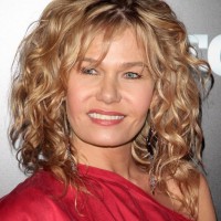 Katarzyna Wolejnio Medium Curly Hairstyle