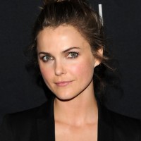Keri Russell Messy Bun Updo Hairstyle 2013