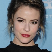 Linsey Godfrey Hairstyles with Twisted Bangs