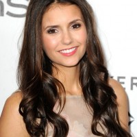 Nina Dobrev Long Flowing Wavy Hairstyles