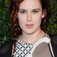Long Red Side Braid Hairstyle - Simple Braided Hairstyle for Women