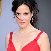 Mary-Louise Parker Messy Updo for Summer