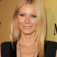 Long Middle Part Hairstyle from Gwyneth Paltrow