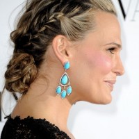 Molly Sims Braided Updo for Homecoming Hairstyles 2013