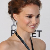 Prom Hairstyles 2013: Natalie Portman Casual Updo for Prom