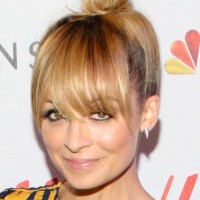 Nicole Richie Cute Knot Hairstyle - Top Knot Hair
