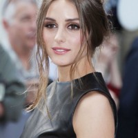 Olivia Palermo Messy Updo for Medium Length Hair