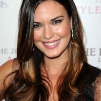 Ombre Hair Style 2013 Layered Long Sleek Hairstyle for Women