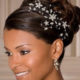 2013 Beautiful African American Wedding Updo Hairstyles