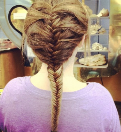 Classic French Fishtail Braid Hairstyle