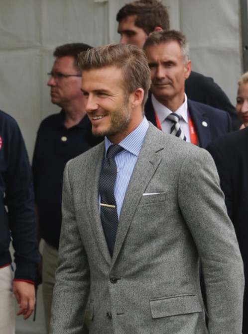 David Beckham Hair Style 2012