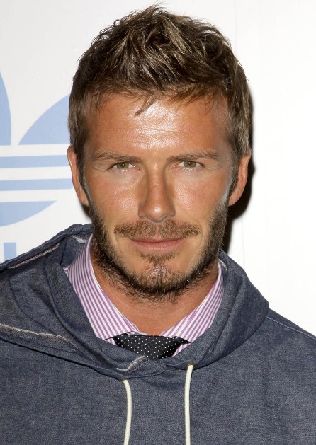 David Beckham Short Faux Hawk Haircut for Men