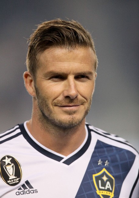 David Beckham Short Straight Haircut