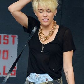Miley Cyrus Short Haircut 2013