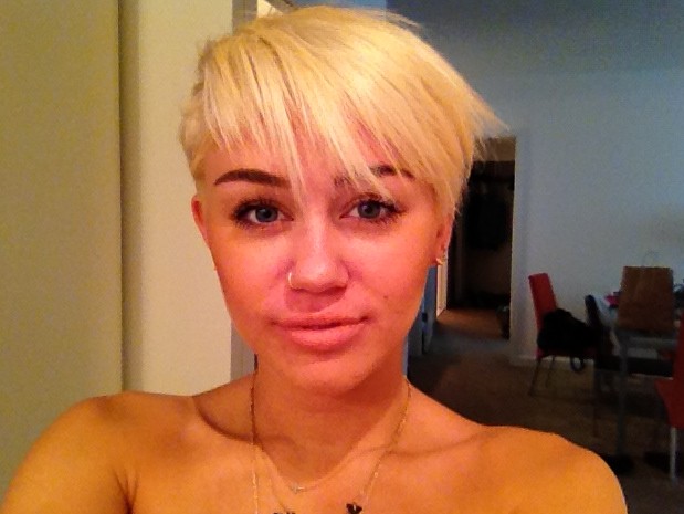 Miley Cyrus Short Hairstyle 2012