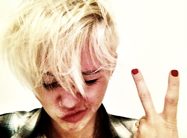 Miley Cyrus Short Pixie Cut August 2012