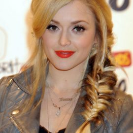 Prom Hair Ideas: Side Fishtail French Braid for Prom