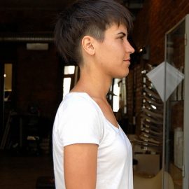 Side view of Trendy Short Haircuts for Women