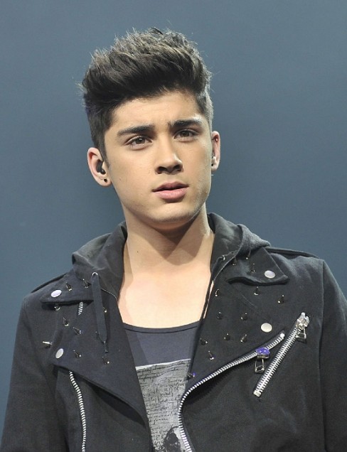 Zayn Malik Latest Hairstyles-Cool Spiked Haircut For Men