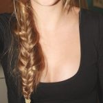 Girls Casual Messy Fishtail Braid Hairstyle