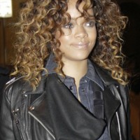 African American Curly Hairstyles from Rihanna