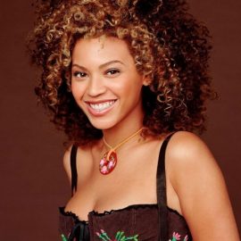 Beyonce Knowles Big Curly Hairstyles