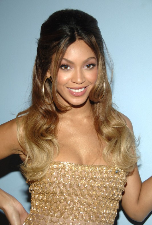 Beyonce Knowles Half Up Half Down Hairstyles