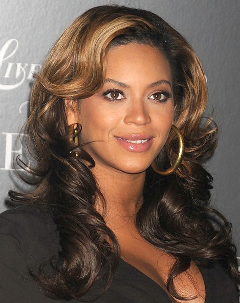 Beyonce Knowles Long Wavy Hairstyles