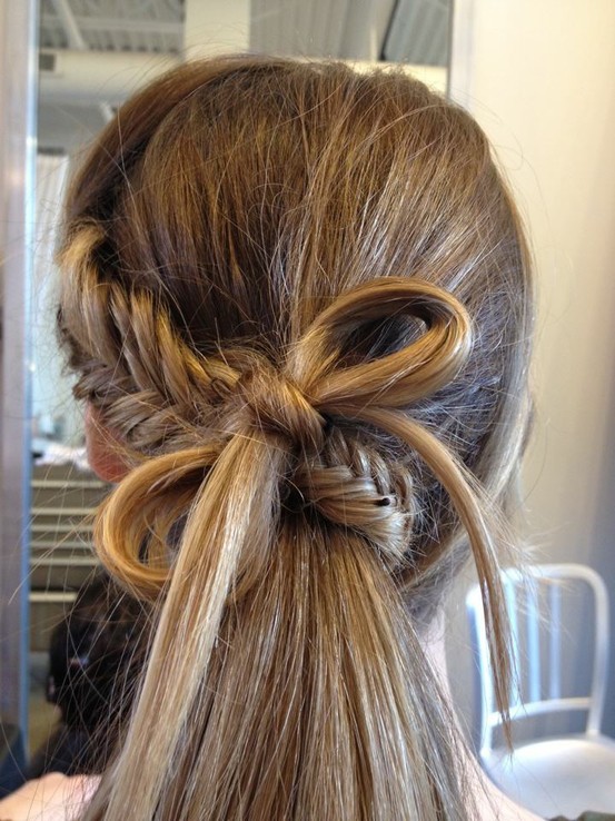 Braided Hairstyles The Bow Tie Braid Is Trending and So Easy to DIY   Glamour