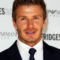 David Beckham Messy Hairstyles: Messy Spiked Short Hairstyle for Men