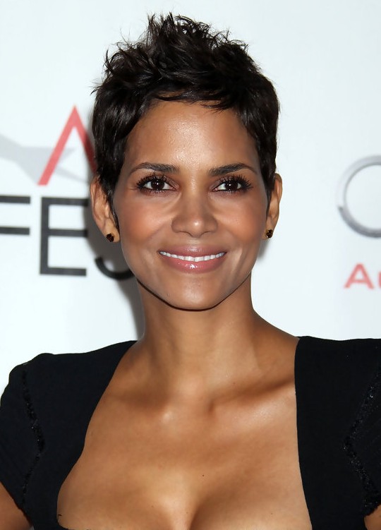 Top Image Halle Berry With Short Hair Thptnganamst Edu Vn