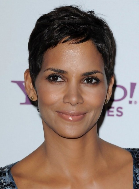 halle berry razor cut