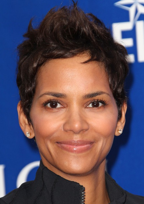 halle berry razor cut