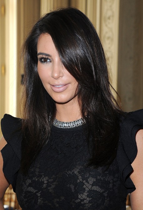 Kim Kardashian Long Wavy Hairstyle - Hairstyles Weekly