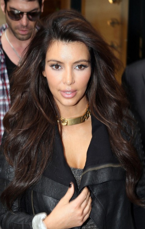 Kim Kardashian Curly Hair