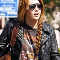 Miley Cyrus Long Braided Hairstyles