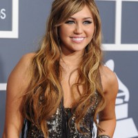 Miley Cyrus Long Caramel Hairstyles