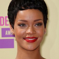 Rihanna Latest Short Pixie Haircut: Cool Boy Cut for Women