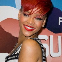 Rihanna Red Boy Cut: Great Short Hairstyle for Summer