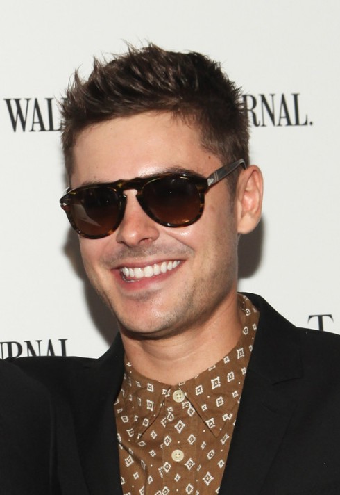 Zac Efron Short Haircuts Cool Spiked Short Hairstyle For Men