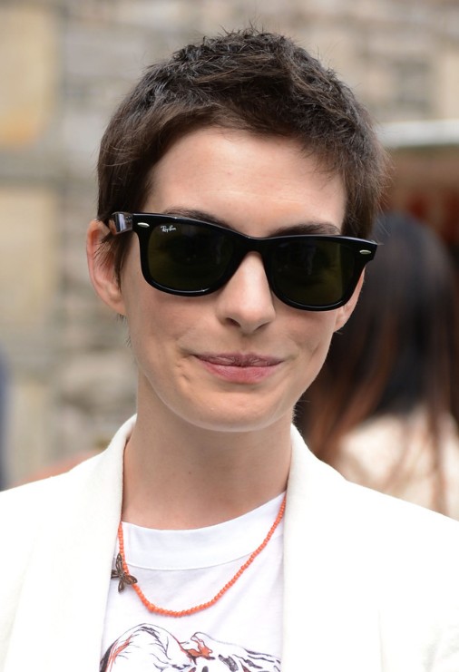 Anne Hathaway Super Short Haircut Boycut For Women