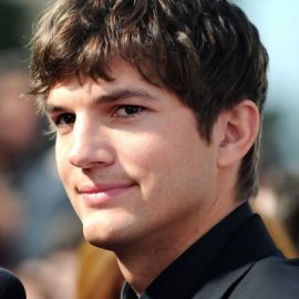 Ashton Kutcher Layered Short Haircut for Men