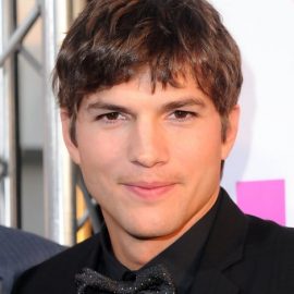 Ashton Kutcher Taper Haircut for Men