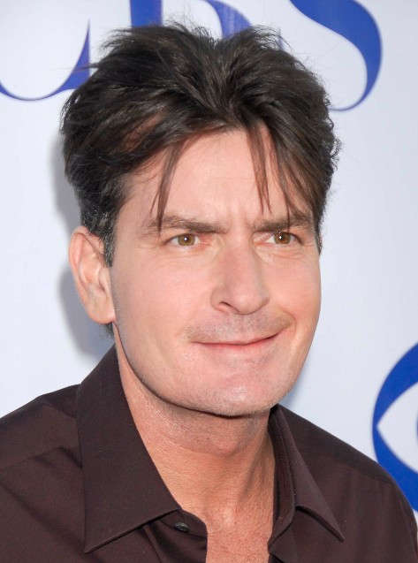 Charlie Sheen Hairstyle: Cool Medium Length Hairstyle for Men