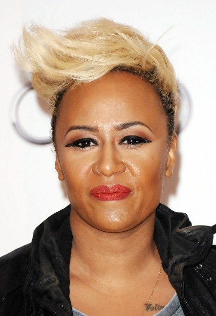 Emeli Sande Short Hairstyles: Blond Skyscraper - Spiked 