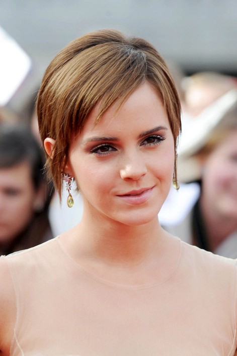 Emma Watson Short Pixie Cut